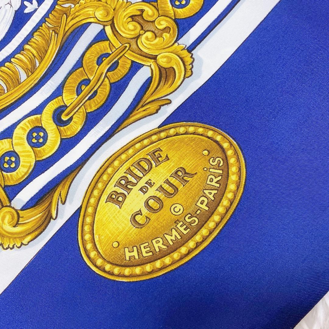 HERMES エルメス スカーフ 長方形 BRIDE DE COUR 法廷の勒 - メルカリ