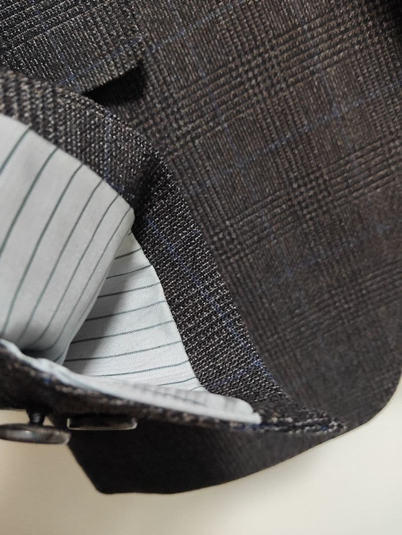 けんてぃぬす様 スーツ セットアップ ブラウングレー チェック