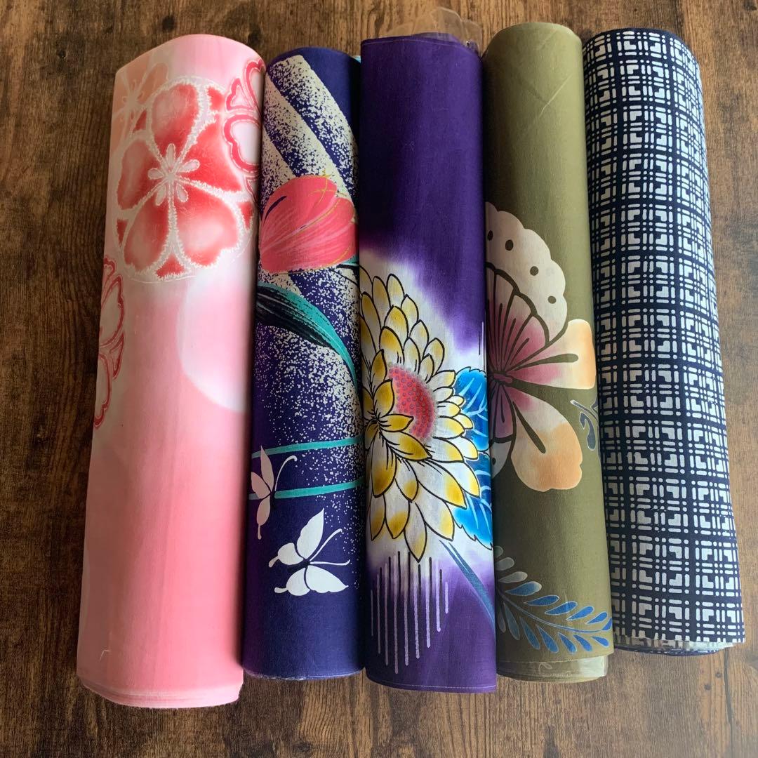 m*o様 ②【5反】　浴衣　反物　一反　レディース　女性　ゆかた　生地　着尺　未 楽天市場】＼2点で3％OFFクーポン／[セオα] 浴衣 反物 ちょうちょう