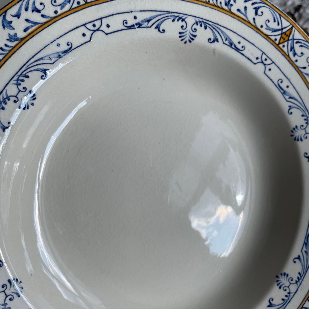 フランス アンティーク Creil montereau COLBERT深皿F - メルカリ