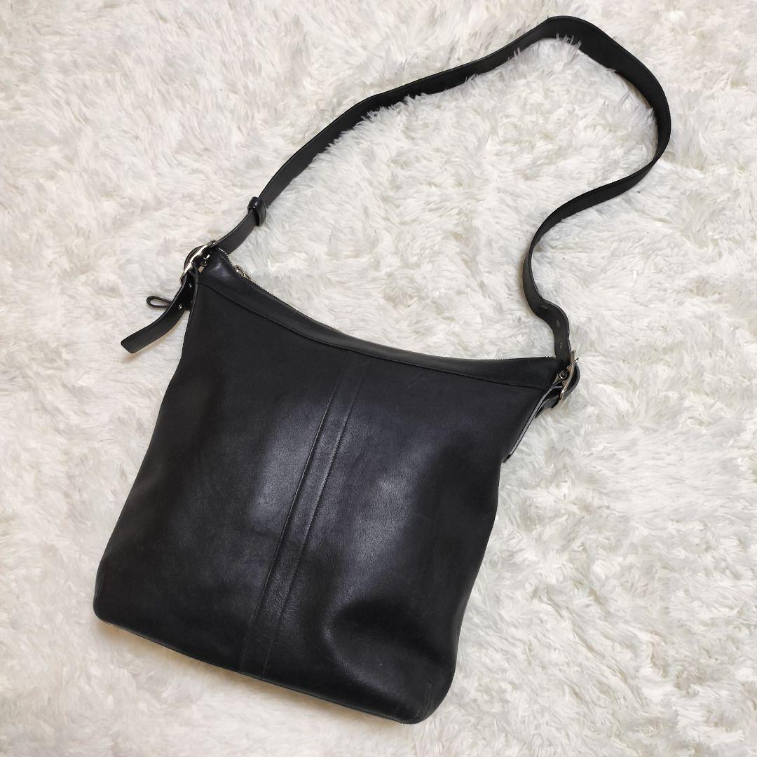 COACH オールドコーチ レザー ショルダーバッグ 9177 斜め掛け A4