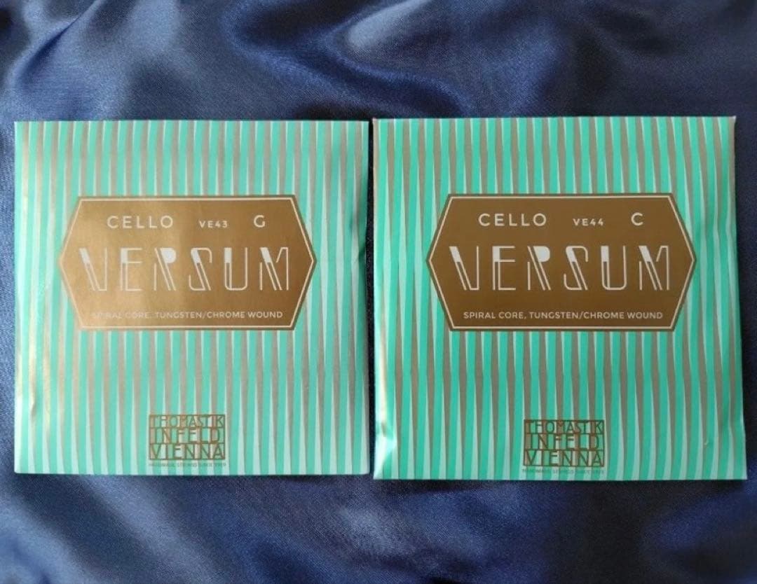 チェロ弦 VERSUM G線C線セット 未使用に近いUSED ヴァーサム Amazon.co.jp: THOMASTIK VERSUM SOLO チェロ弦 A線 D線 G線 C線セット