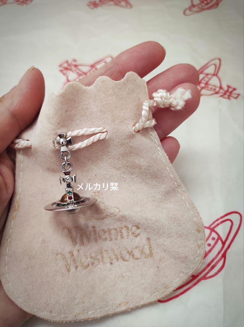 ゆ。様 17日ヴィヴィアンウエストウッド 廃盤タイニーオーブ シングルピアス片耳 ヴィヴィアンウエストウッド ピアス メンズ レディース Vivienne