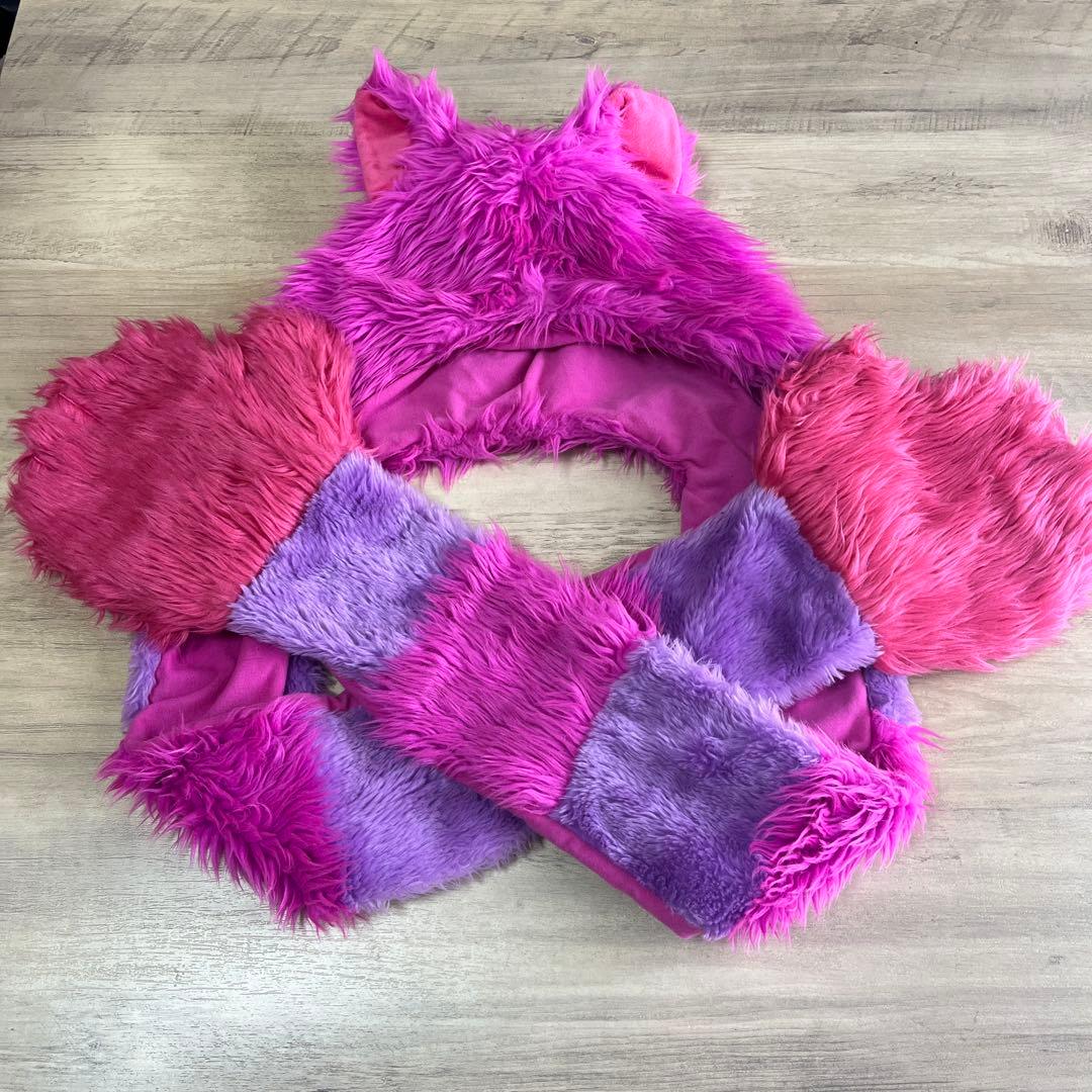 ディズニー チェシャ猫 マフラーキャップ - メルカリ