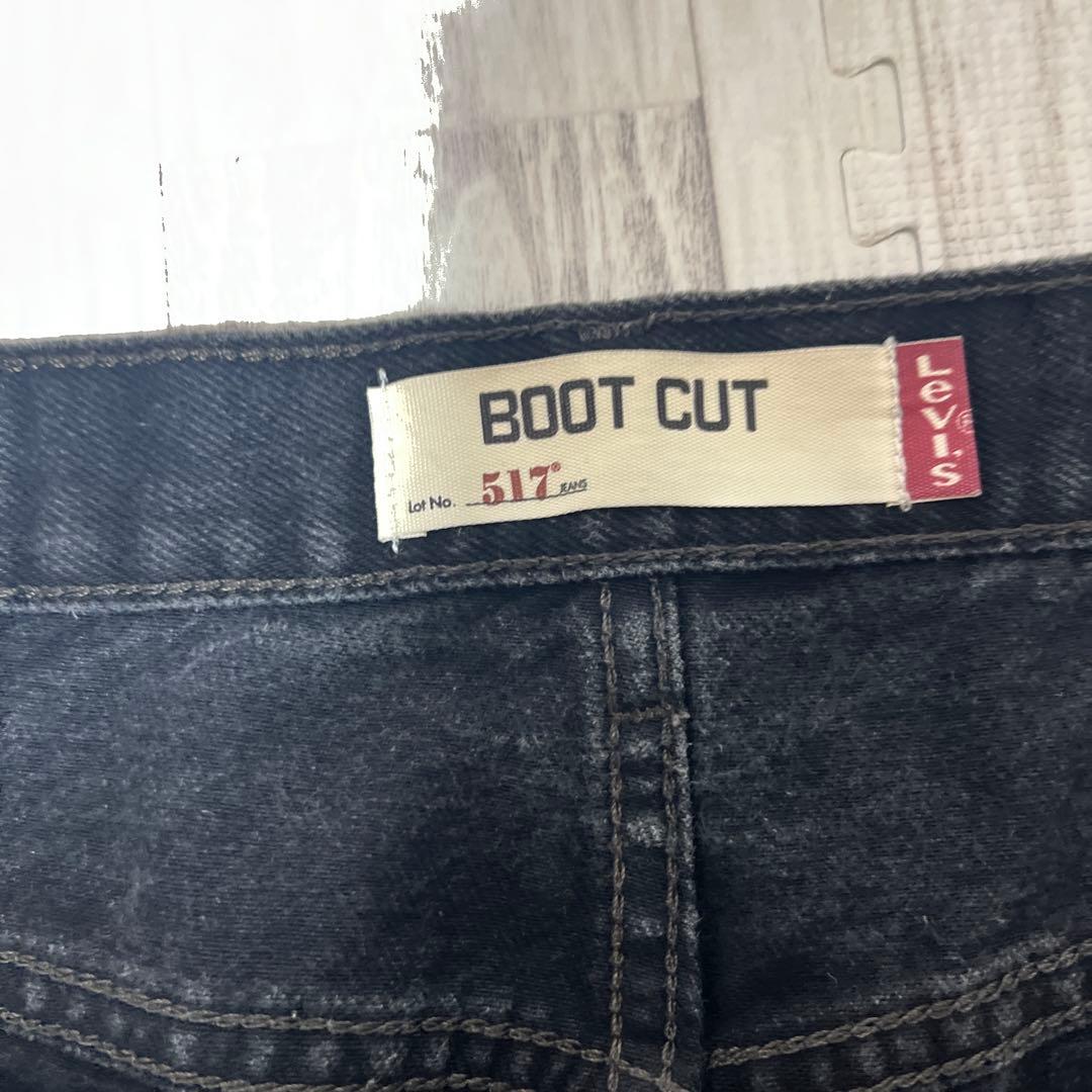 良品】Levi's 517 ブラックデニム USA企画 メキシコ製 W36 - メルカリ