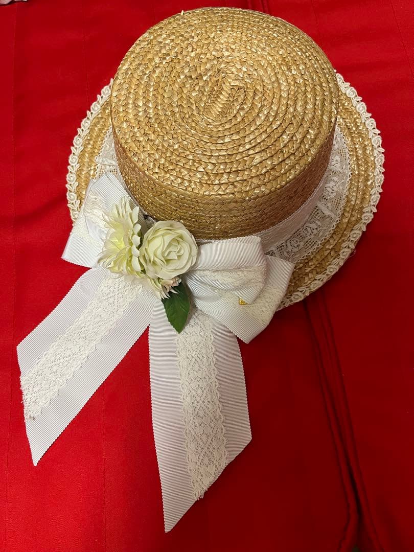 【6/5まで値下げ】ベイビーザスターズシャインブライト 麦わら帽子 ロリータ BABY,THE STARS SHINE BRIGHT（麦わら帽子/ストローハット）のフリマ