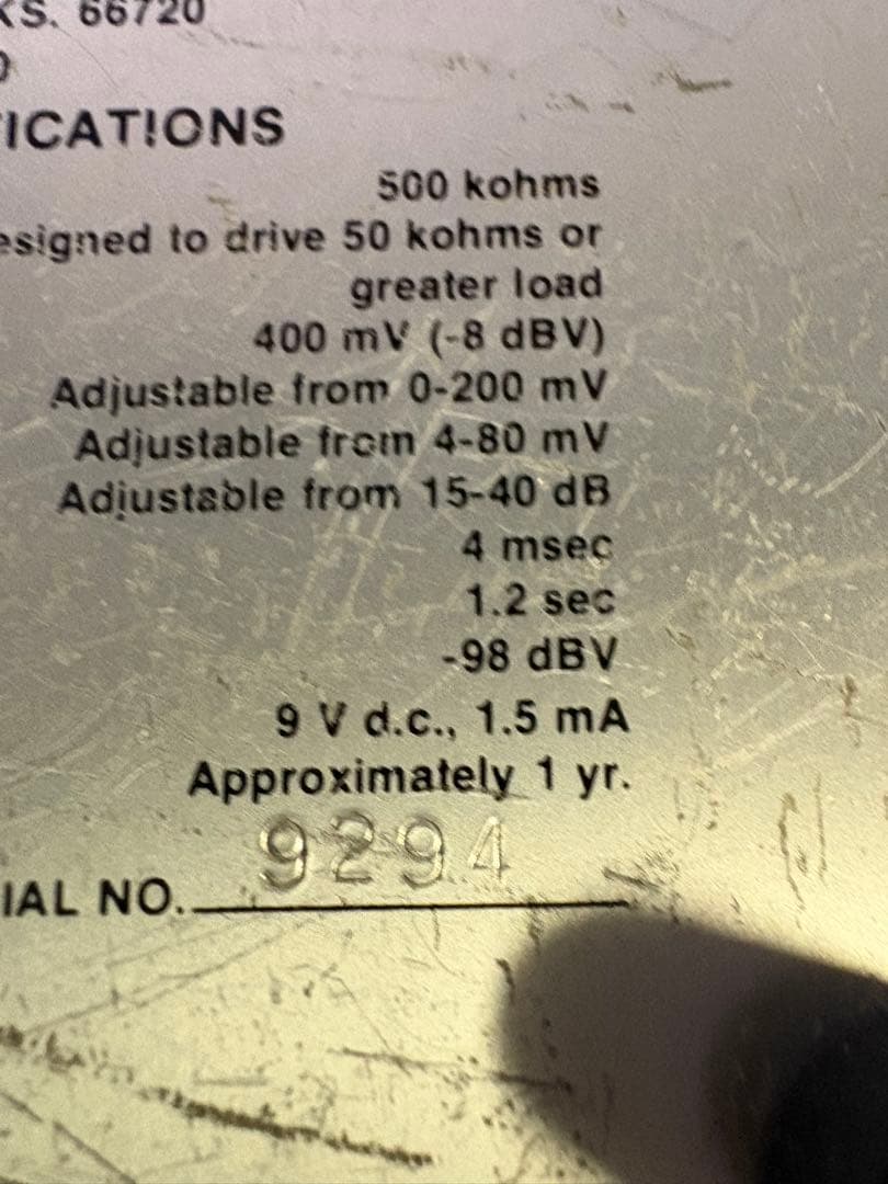 ROSS Compressor OUTPUT表記 青基板初期型 - メルカリ