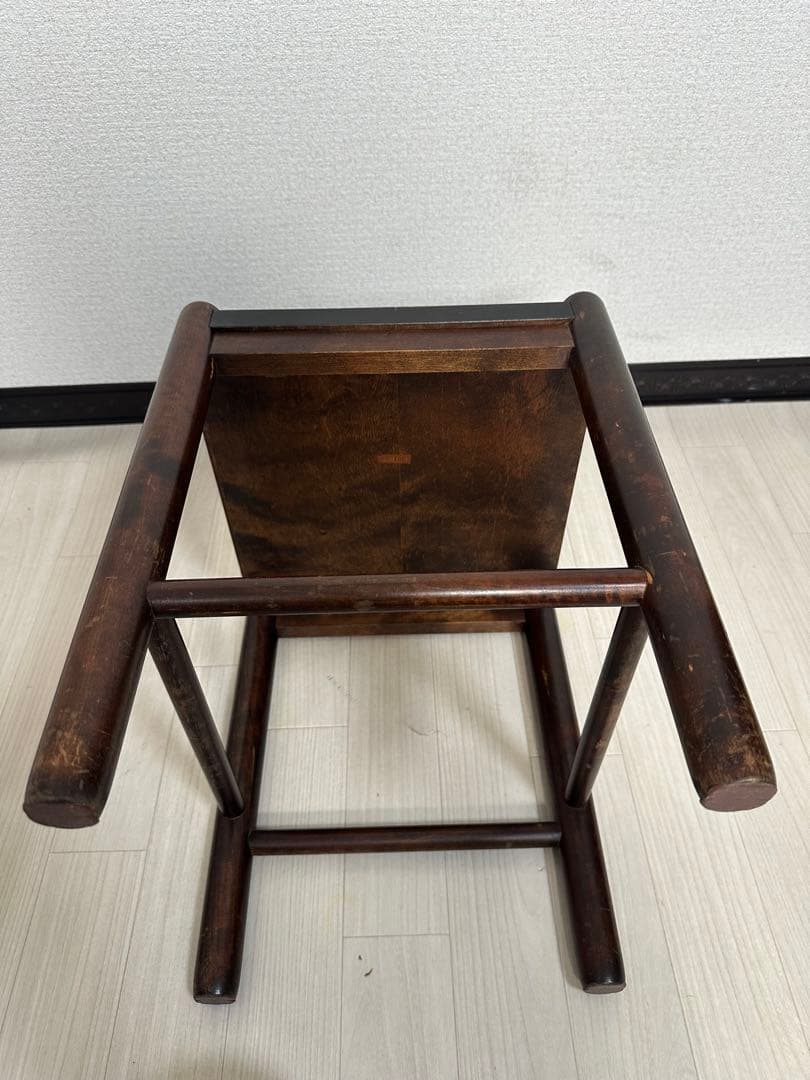 北海道民芸家具 スツール 椅子 サイドテーブル アンティーク調 レトロ