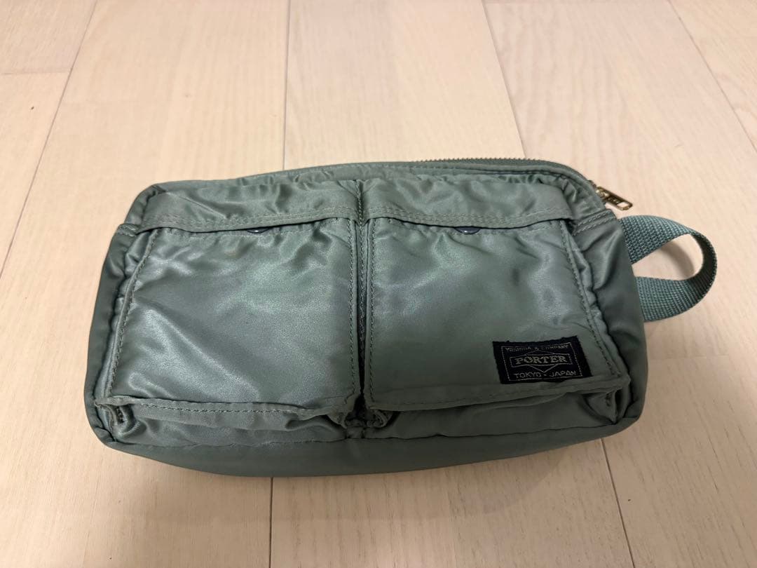 ポーター タンカー ウエストバッグ セージグリーン - メルカリ