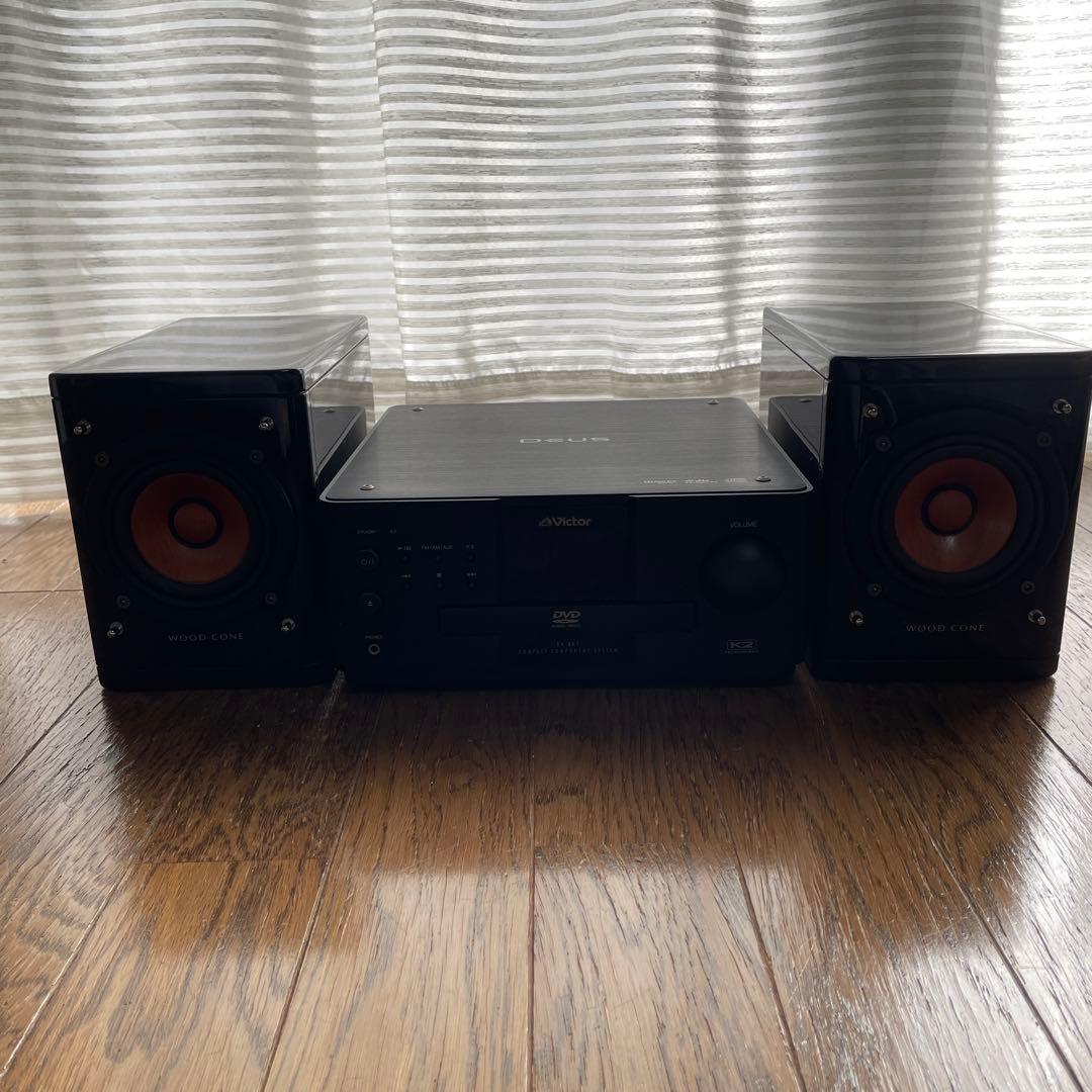 Victor JVC EX-BK1 コンポ wood cone ウッドコーン WOOD CONE Victor JVCケンウッド 一体型 ウッドコーン EX-DUB1 ｜ 高