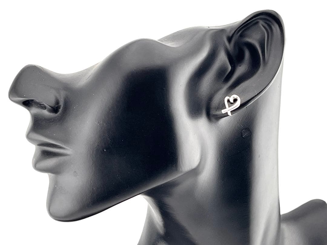 c985 美品 ティファニー ラビングハート ピアス パロマピカソ 925