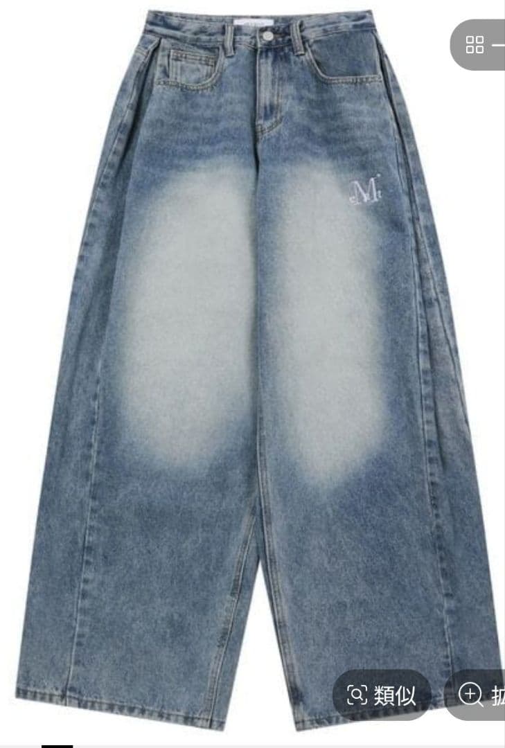 MUCENT　デニムパンツ＆マーティンキム　トートバッグ MATIN KIM デニム トートバッグ LOGO WASHED DENIM TOTE BAG｜MIRISE