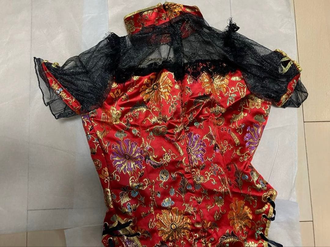 レディローズディープスリットチャイナ シスルコラボ マリームーン