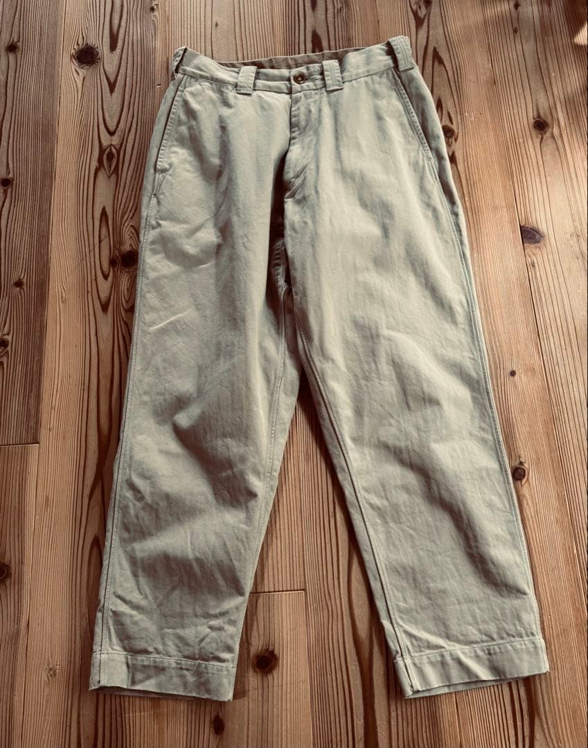 着用少　45r おこめチノ908 ポッポパンツ　2 45R（フォーティファイブアール）の「おこめチノの908ポッポパンツ