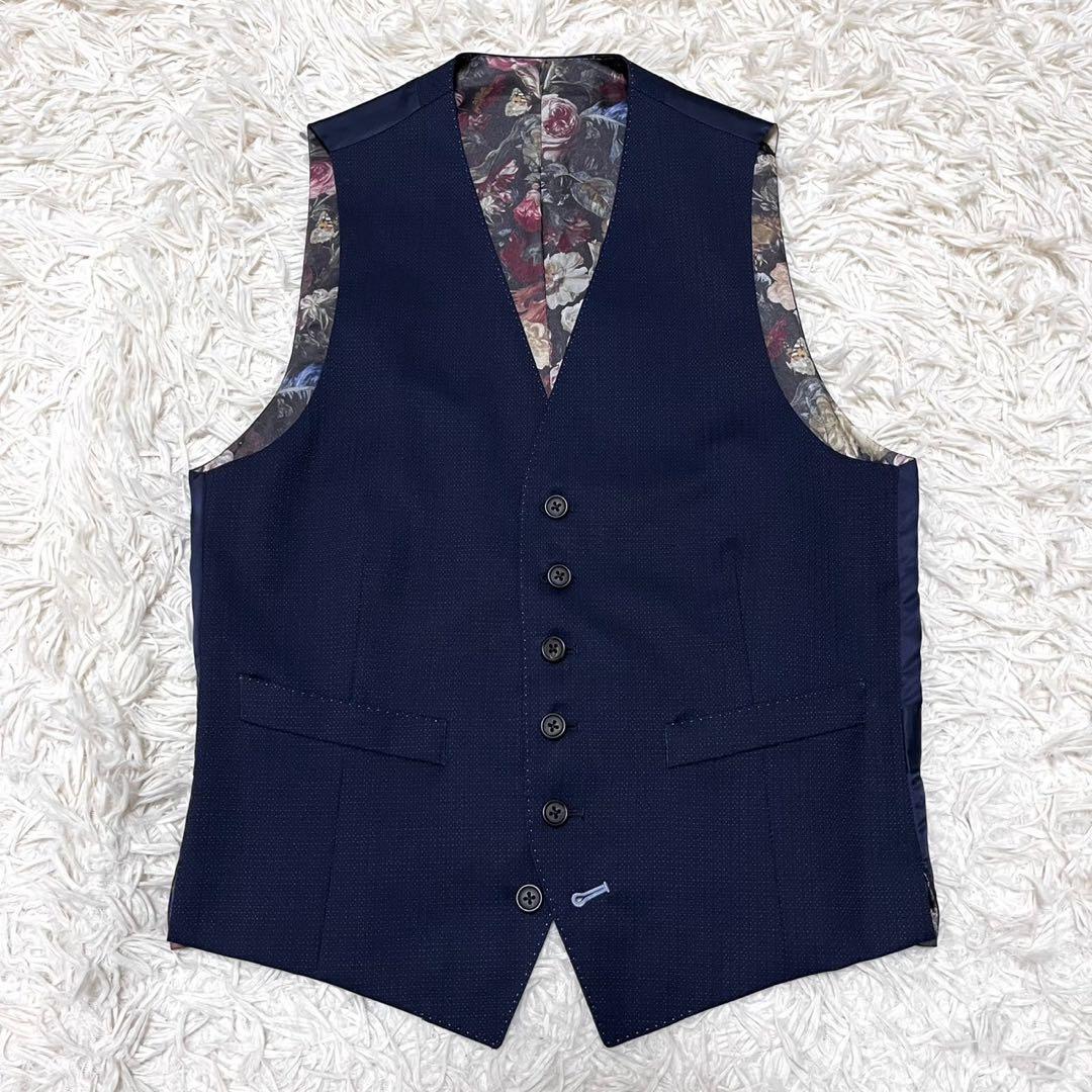 美品✨ポールスミス×ロロピアーナ スーツ スリーピース 花柄 シルク