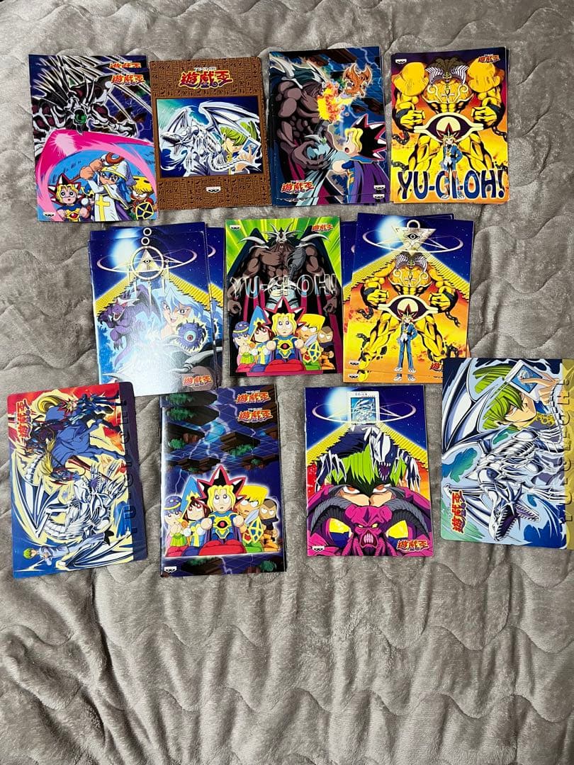 【非売品】【レア】遊戯王　ノート&下敷き　25枚セット　おまけ付　バンプレスト 遊戯王カードゲーム25周年を記念し、浮世絵風「青眼の白龍」限定OCG