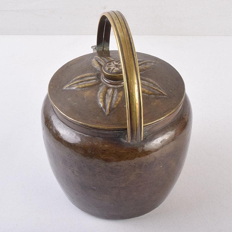 cizpanic様専用 惺々堂紹美造 緋銅槌目 水次 湯沸 共箱 M R8889 - メルカリ