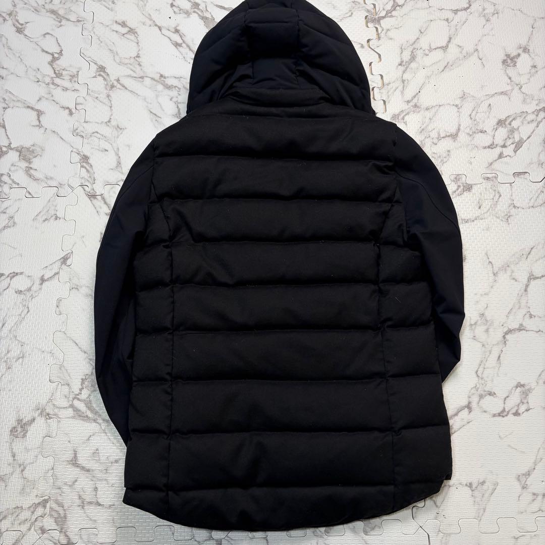 希少黒✨ タトラス ハイブリッドダウンジャケット 異素材 切替