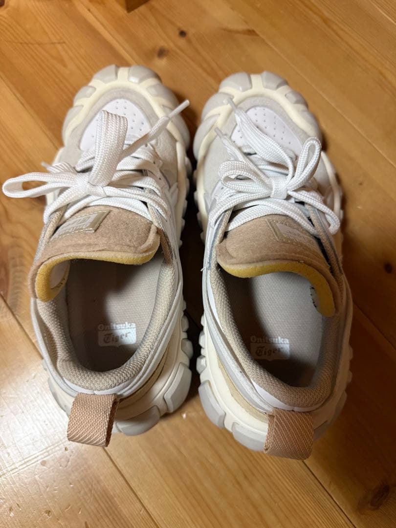 Onitsuka Tiger スニーカー 24.5cm ホワイト/ベージュ