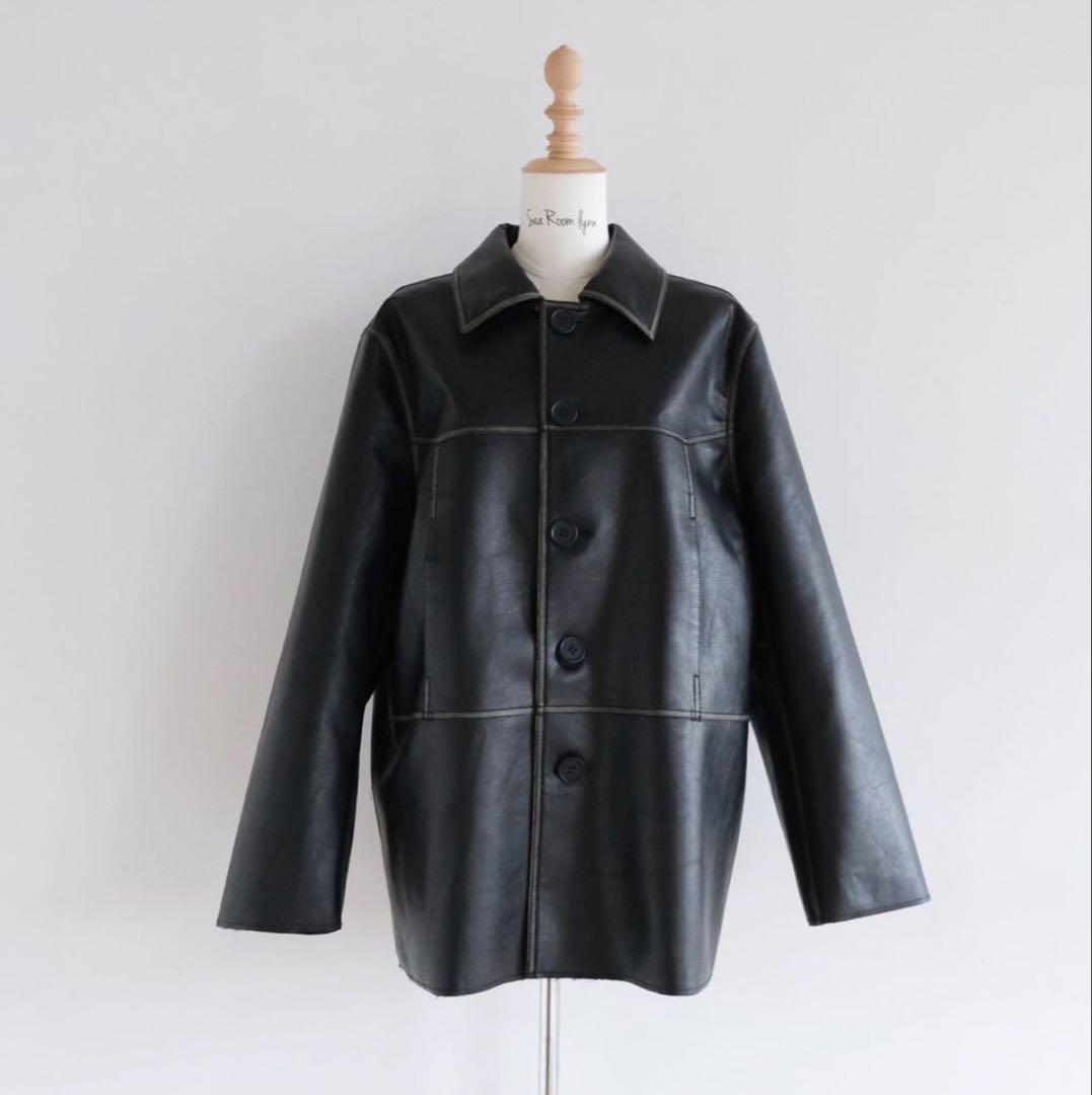SeaRoomlynn Vintage ECOレザーシャツジャケット - メルカリ