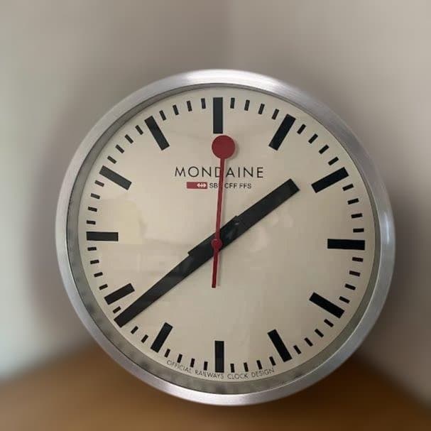 モンディーン MONDAINE 掛け時計 ウォールクロック 25cm MONDAINE（モンディーン） 掛け時計 メンズレディース A990CLOCK