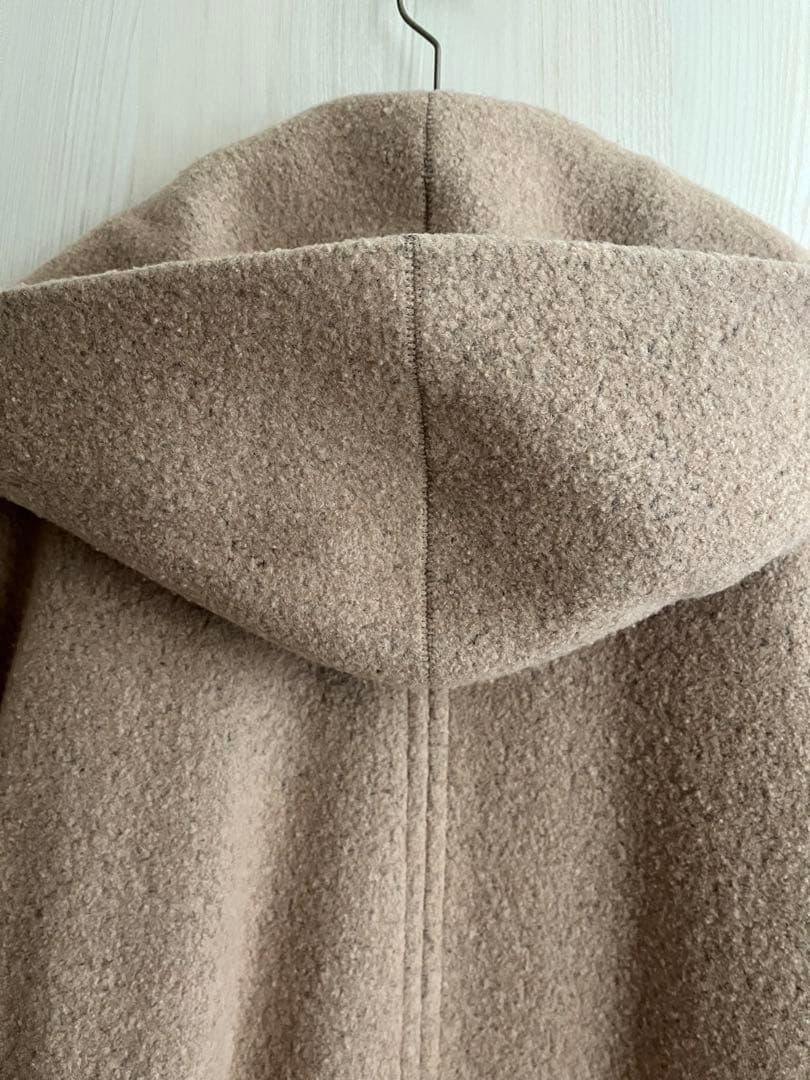 GREEDinternational フードロングコート ベージュ - メルカリ