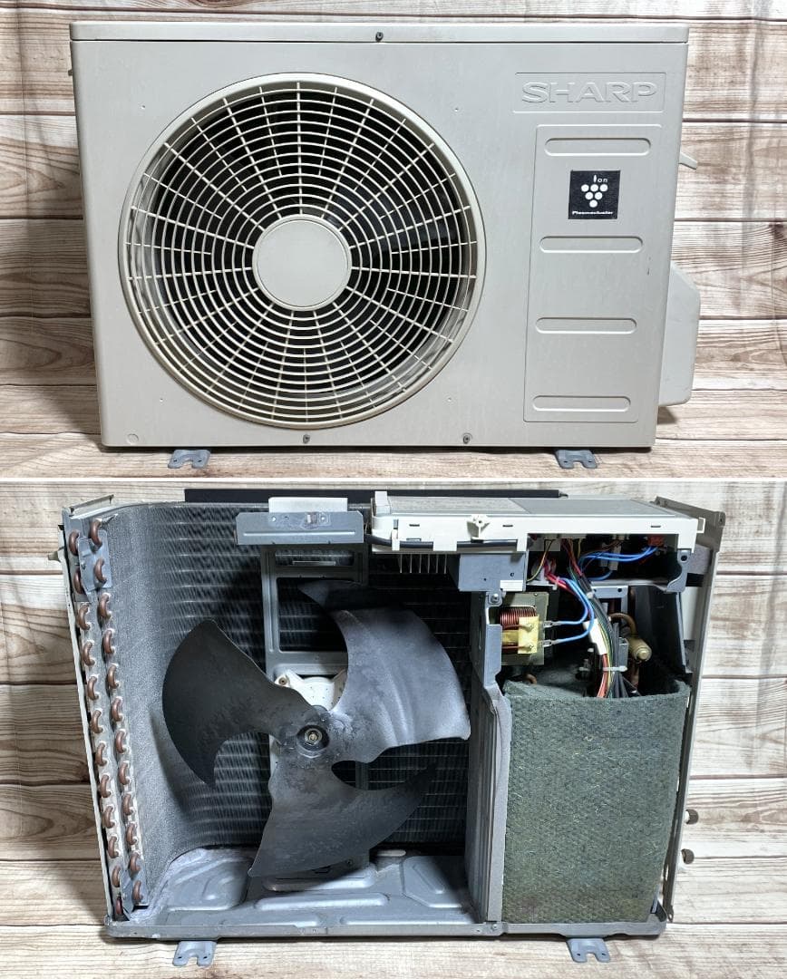 シャープ 17畳 4.0kW 200V プラズマ AC-40LFT2 分解清掃済