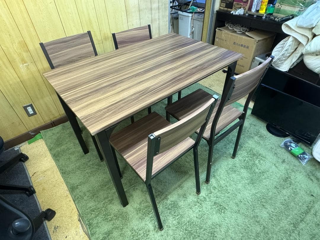 (44450W2)*ダイニングテーブルセット　椅子四つ個 楽天市場】[楽天スーパーSALE! 3/4 20:00 - 3/11 1:59] ダイニング