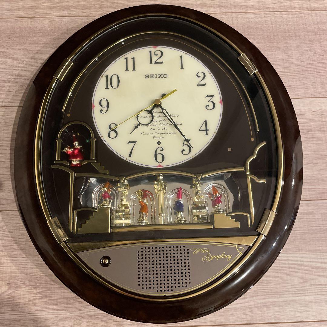 セイコーウェーブシンフォニー電波からくり時計RE551B - メルカリ