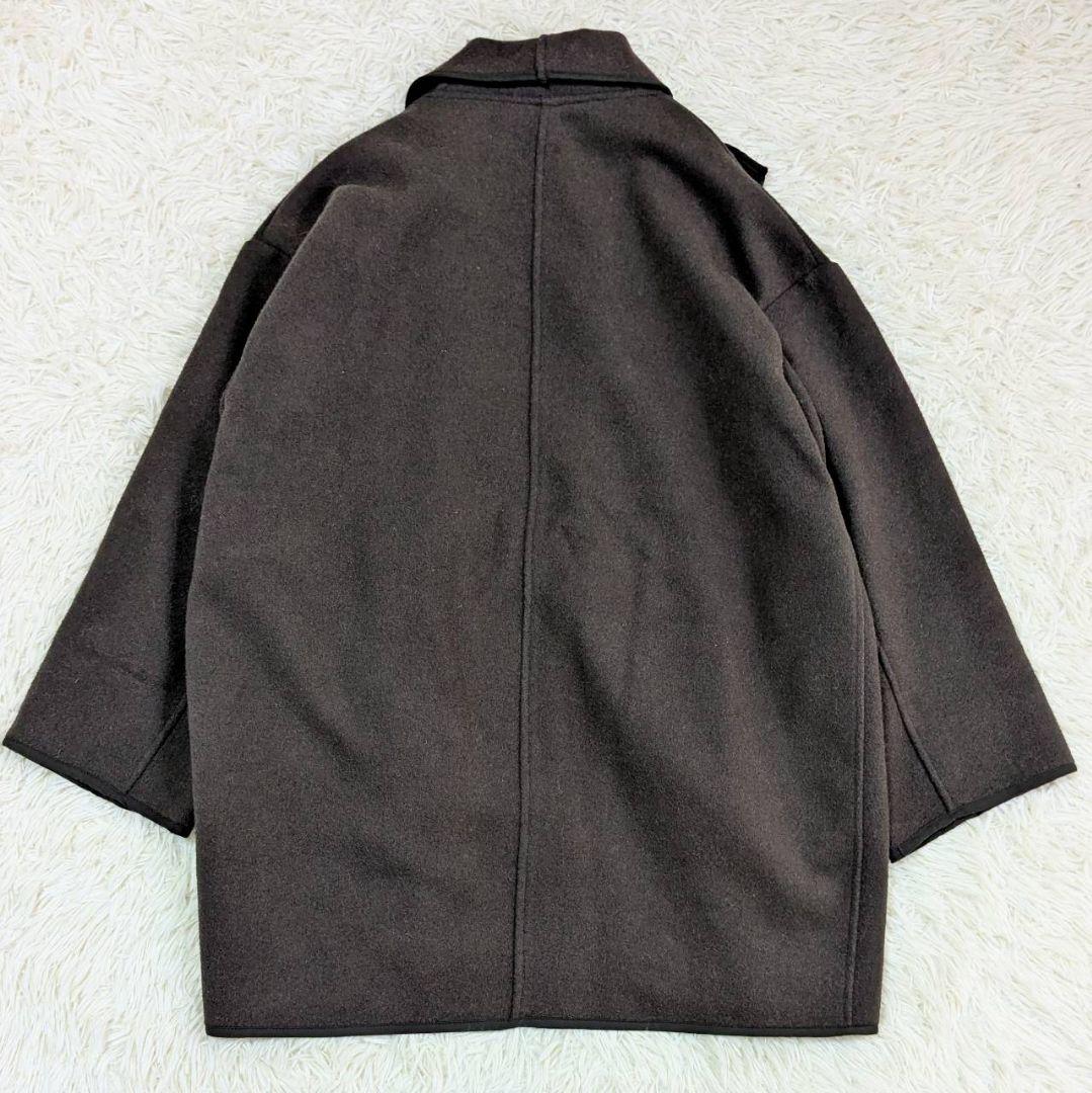 ガリャルダガランテ リバーコート ハーフ パイピング ブラウン