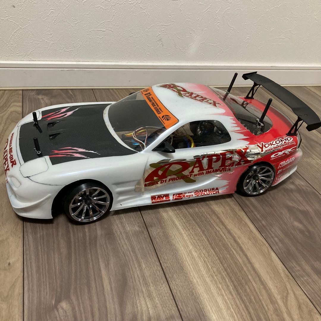ヨコモ　ドリフトラジコン　D-MAX RX-7 Amazon.co.jp: 1/10 マツダ RX-7 FD3S LED付き ラジコン ボディ ヨコモ
