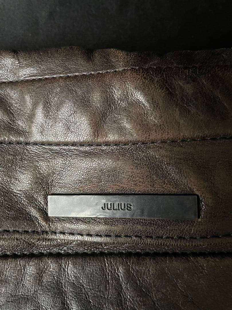 JULIUS ガスマスク レザー ショルダーバッグ/DEVOA/GUIDI - メルカリ