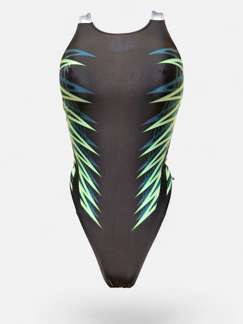 【希少】arena ストラッシュ Mサイズ 競泳水着 ハイレグ リミック arena ARN-1025WJ リミック(クロスバック) スイムウェア(ジュニア