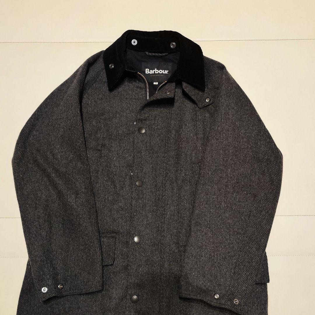 現行品 Barbour スノードン ウールカシミヤ ロングコート 新品40%オフ