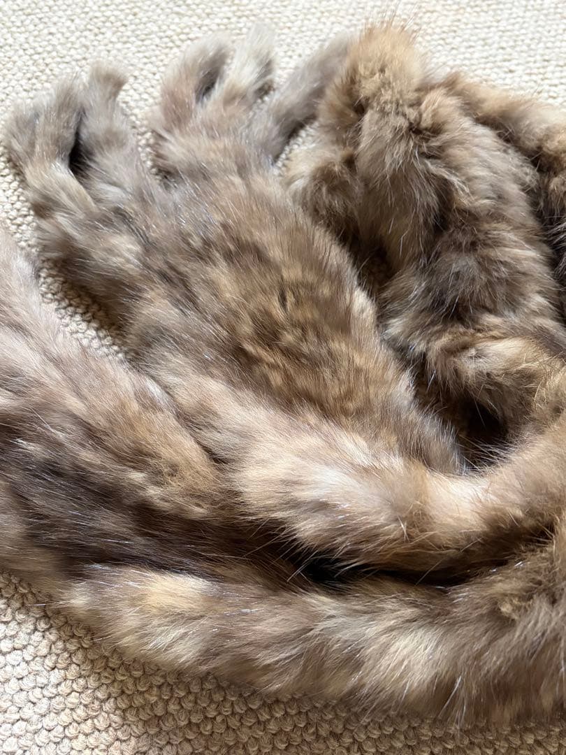 定価10万 極美品 ロシアンセーブル ファー マフラー ストール - メルカリ