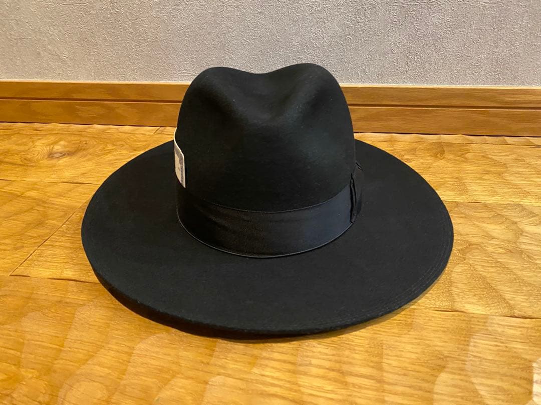 THE H.W.DOG and co hwdog ハット 34 ブラック　ウール