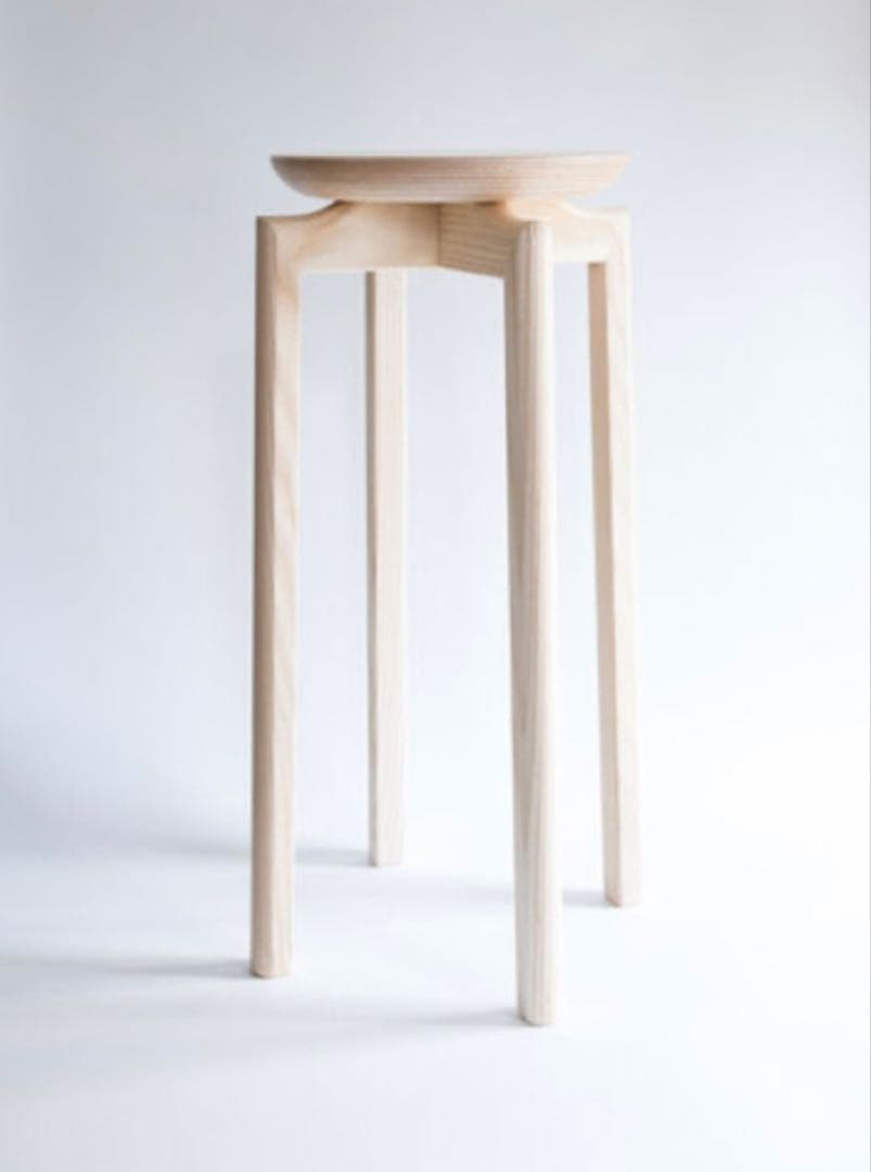 【美品】木のマッシュルーム　スツール　【定価¥22,000】 MUSHROOM stool] マッシュルーム スツール Designed by Takumi Kohgei