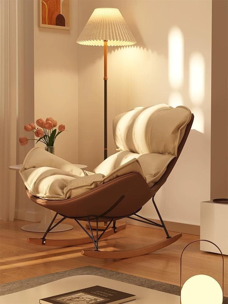 ブラウンロッキングチェア 訳あり品　写真をご確認 SF15-01 ブラウンロッキングチェア 訳あり品 写真をご確認 SF15-01 - メルカリ