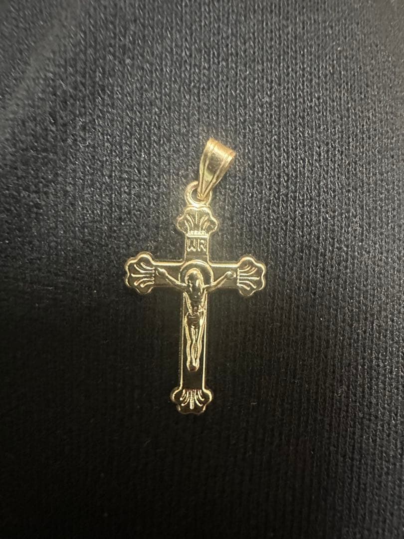 K18クロス トップのみ 18金 ペンダントトップ K18 レディース ロザリオ クロス チャーム