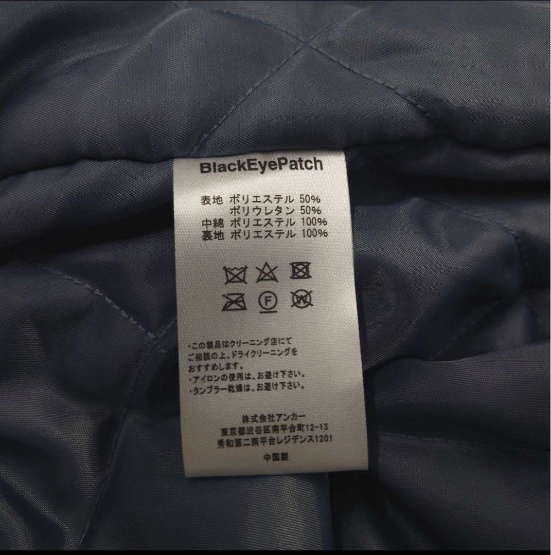 R*Y様 【美品】ブラックアイパッチ フェイク レザー ジャケット 中綿