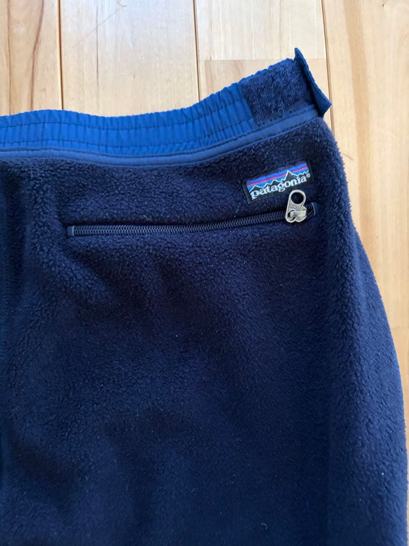 極美品90s ヴィンテージ パタゴニア シンチラ フリース パンツ サイド
