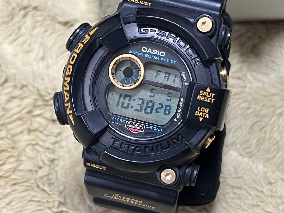 ゴールドチタンフロッグマン 黒金蛙 DW-8200B-9A G-SHOCK - メルカリ