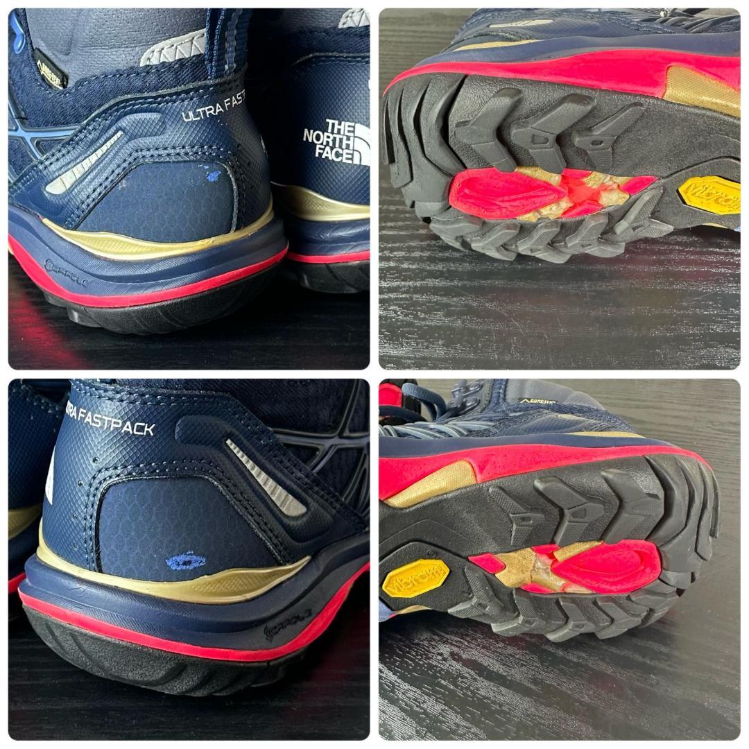 S183ノースフェイス トレッキングシューズ 山ガール防水軽量 25【2.1万】