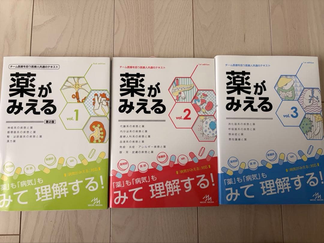 薬がみえる 3冊セット - メルカリ