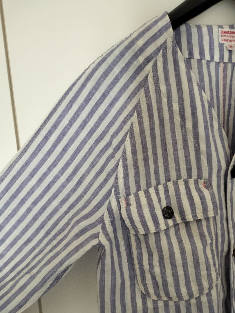 未使用☆デニム&ダンガリー02 リネン ノーカラー ゴートゥーハリウッド