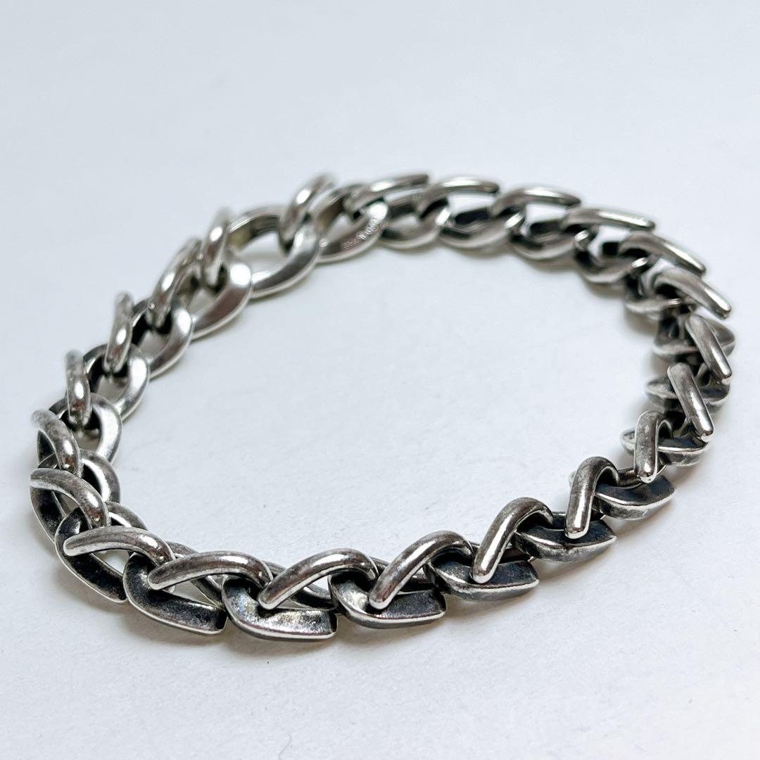 ティファニー フォージ ミディアム ブレスレット 925 XXLいぶし 22コマ