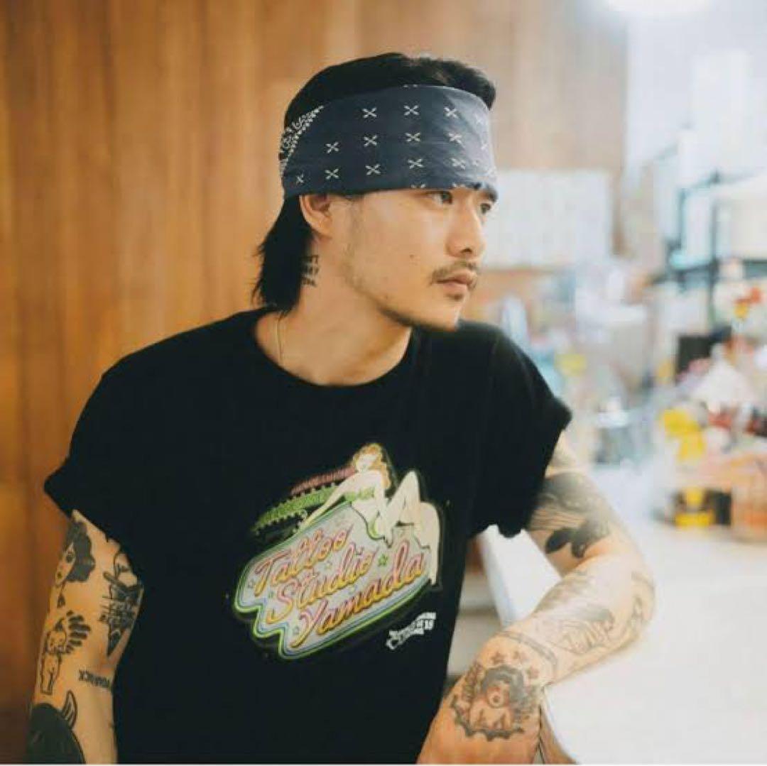 クロス バンダナ アイアンクロス 山田蓮 バイク ビンテージ 木村拓哉
