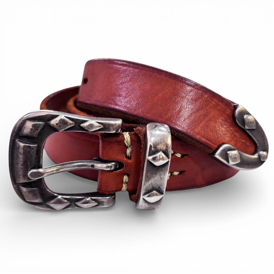 一生モノ◎Vintage Works レザーベルト DH5740 ブロンズ 33 Vintage Works / DH5740 Leather Belt -Bronze