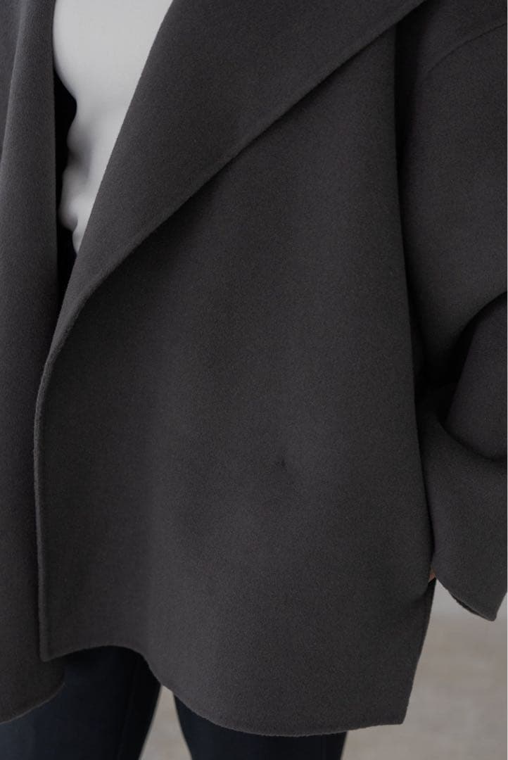 regleam ストール付きショートコート - メルカリ