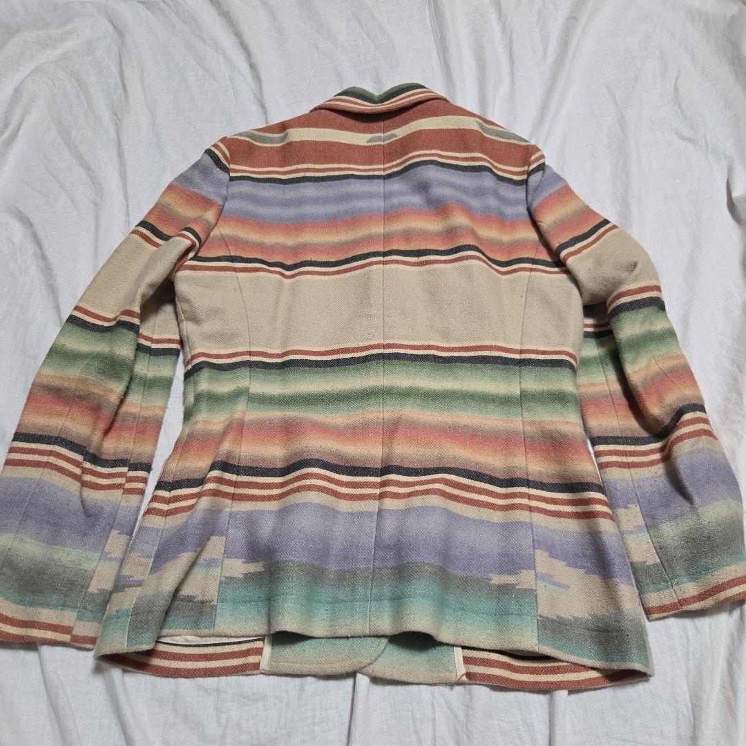 80s ポロカントリー ラルフローレン ネイティブ柄 テーラード